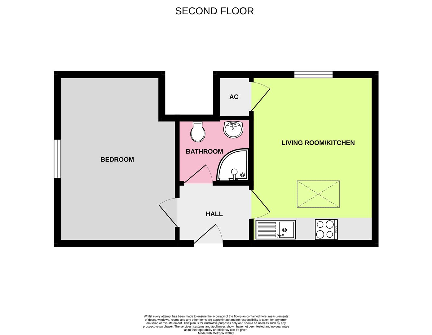 Floor Plan | Flat - Conversion | Richmond Road, Worthing | For Sale